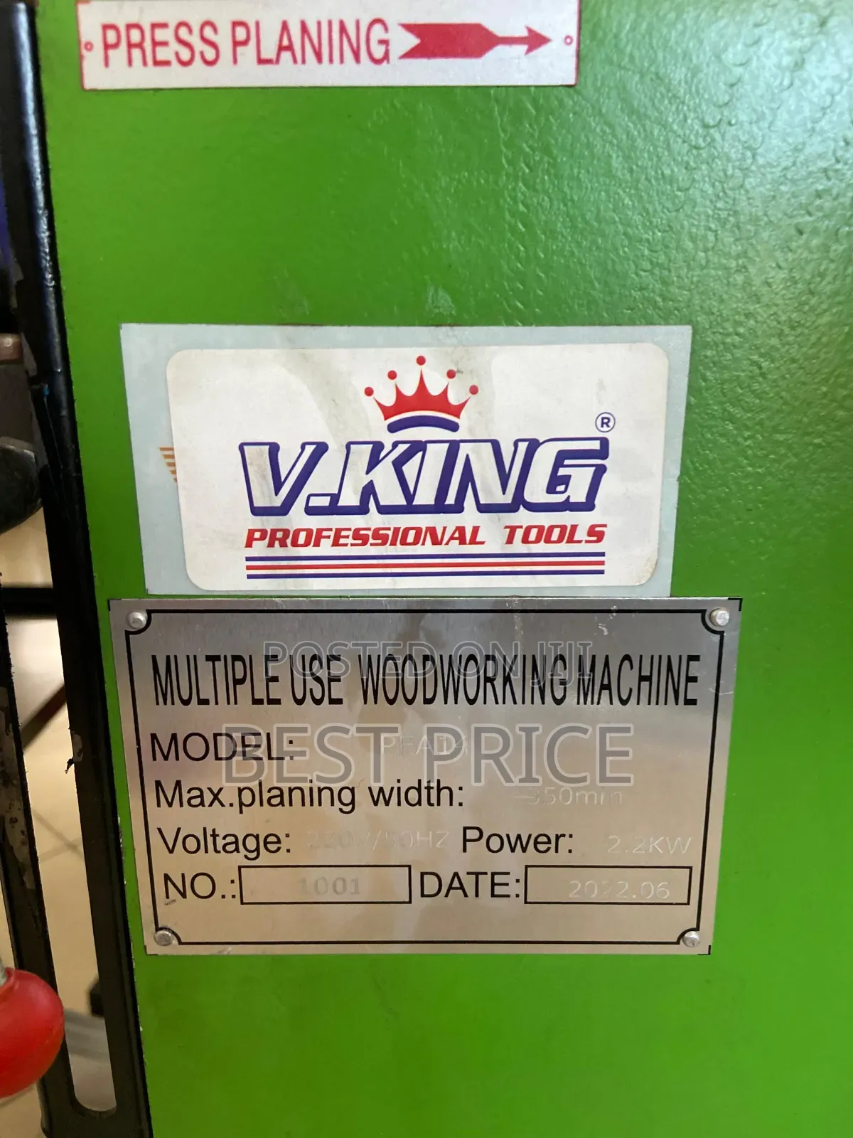 Electrical Multiple Use Wood Working Machine 2.2kw