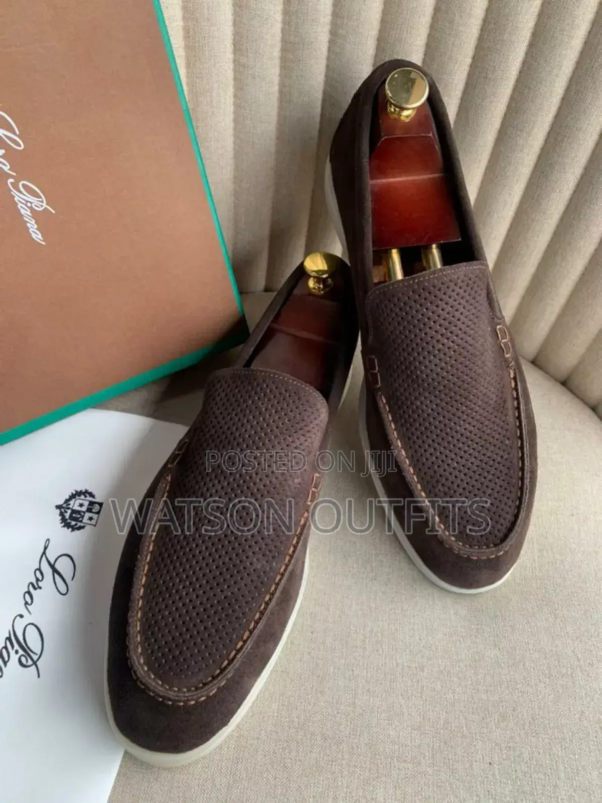 Quality Leather Lora Piana Shoes
