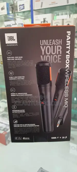 JBL Rechargeable Partybox Wireless Mic