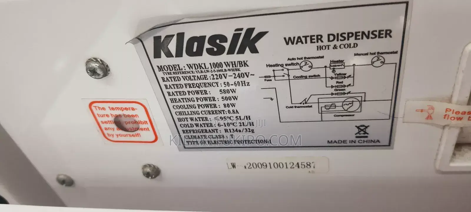 Klasik Water Dispenser Big Size