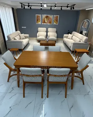 Set of Dining Table and Sofa 