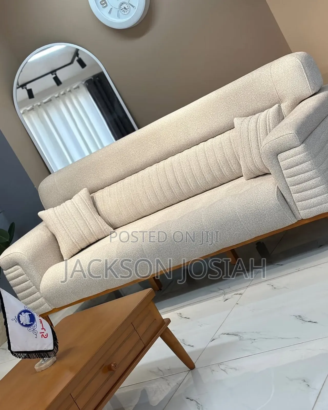 Set of Dining Table and Sofa 