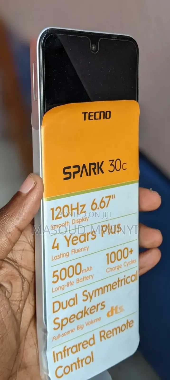 New Tecno Spark 30C 128 GB White