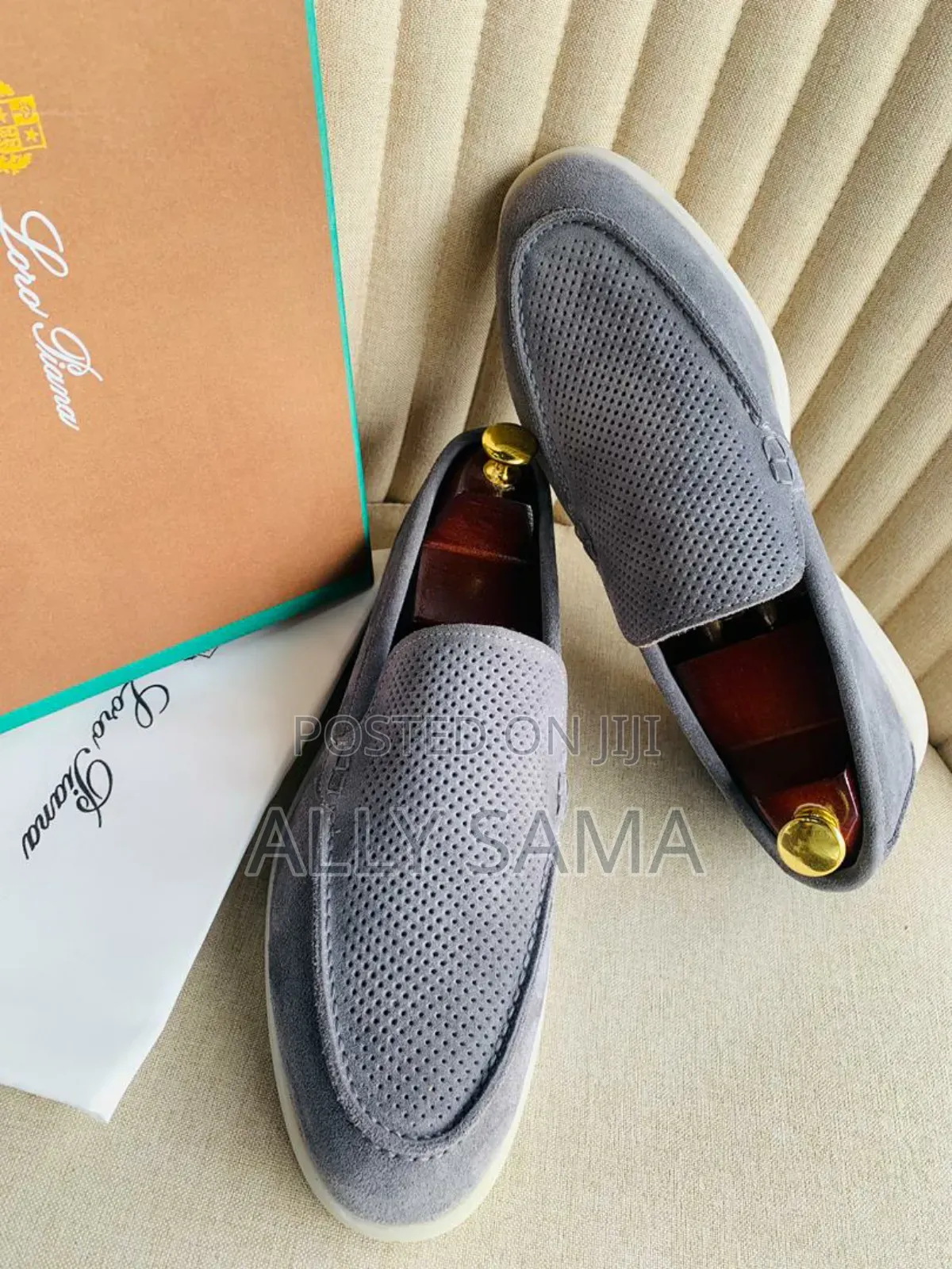 Men's Loafers Lora Piana Material Leather