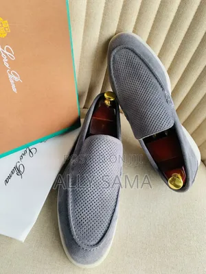 Men's Loafers Lora Piana Material Leather