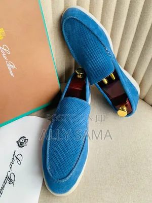 Men's Loafers Lora Piana Material Leather