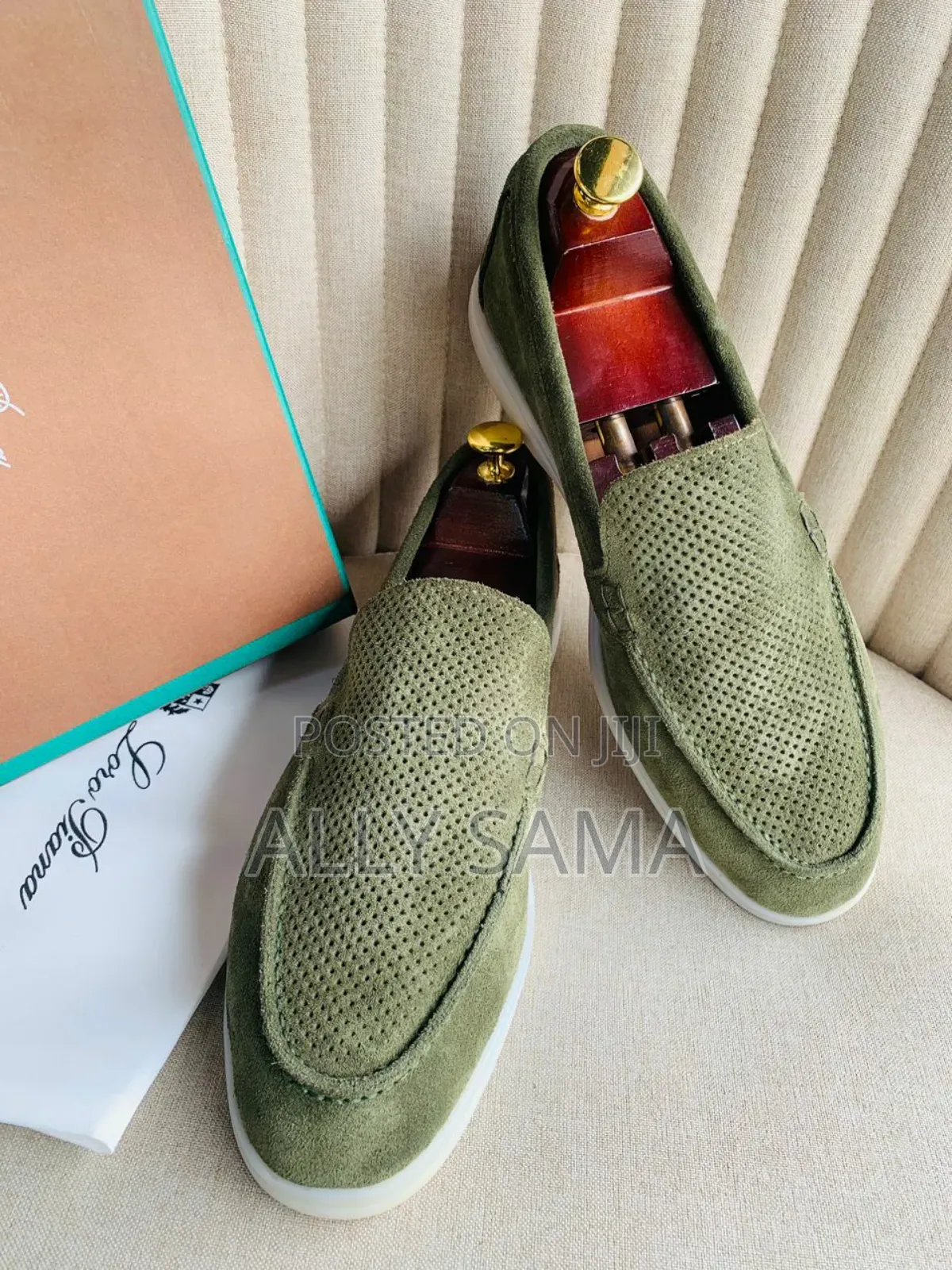 Men's Loafers Lora Piana Material Leather