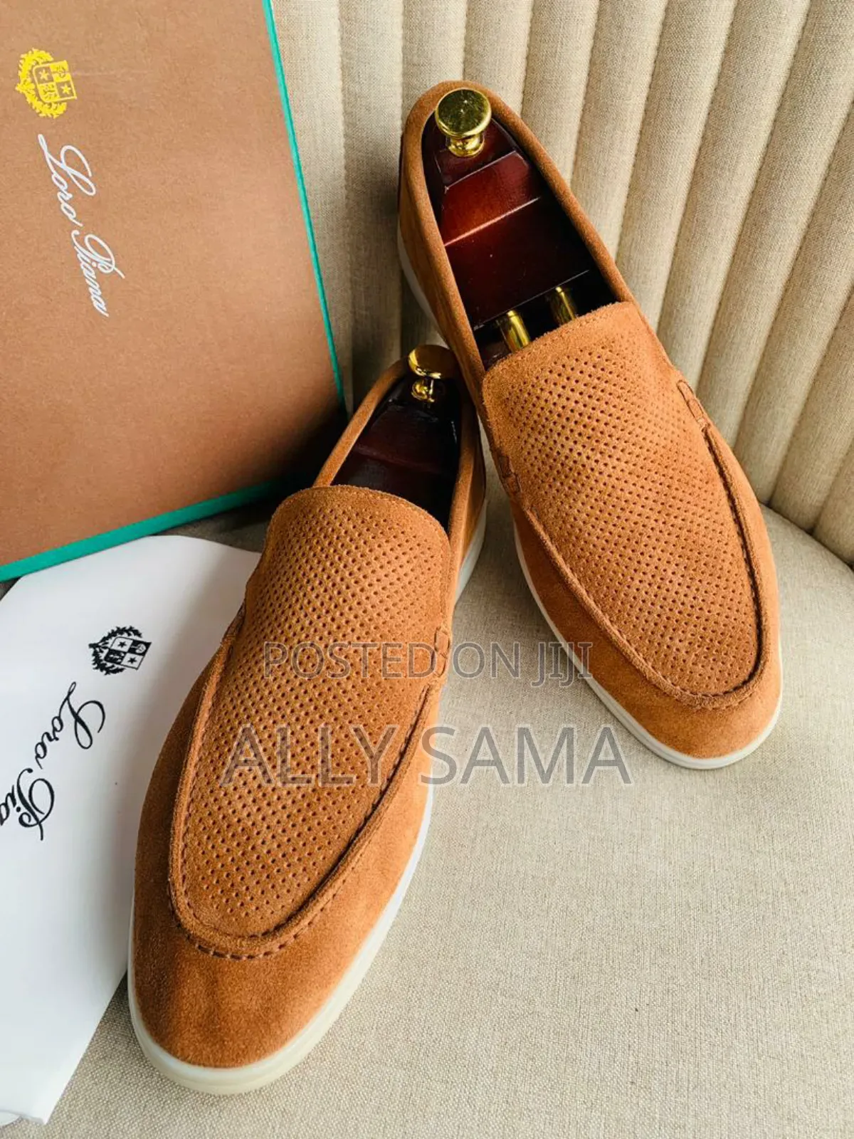 Men's Loafers Lora Piana Material Leather