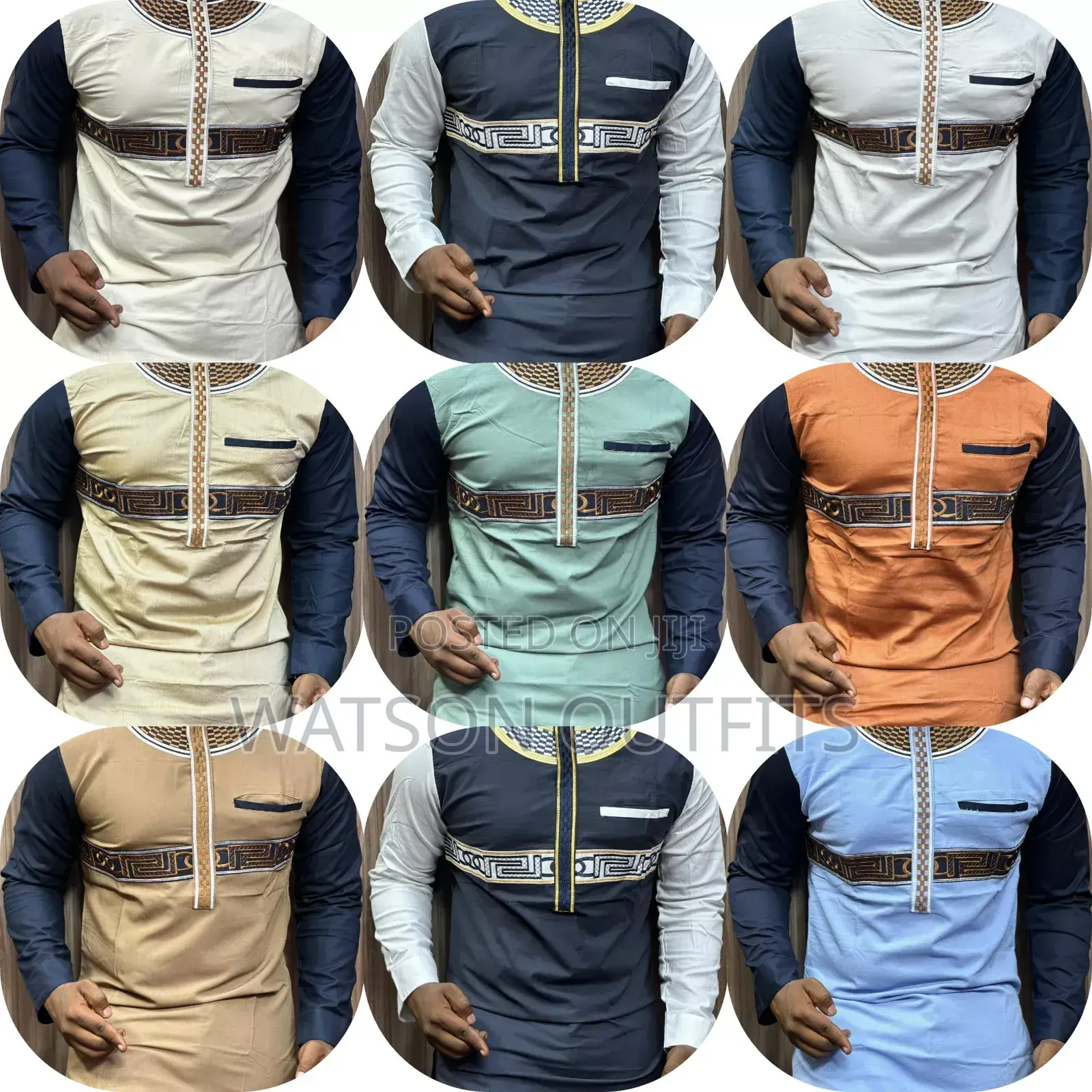 New Men Shirts Original/Shati Jipya Kali