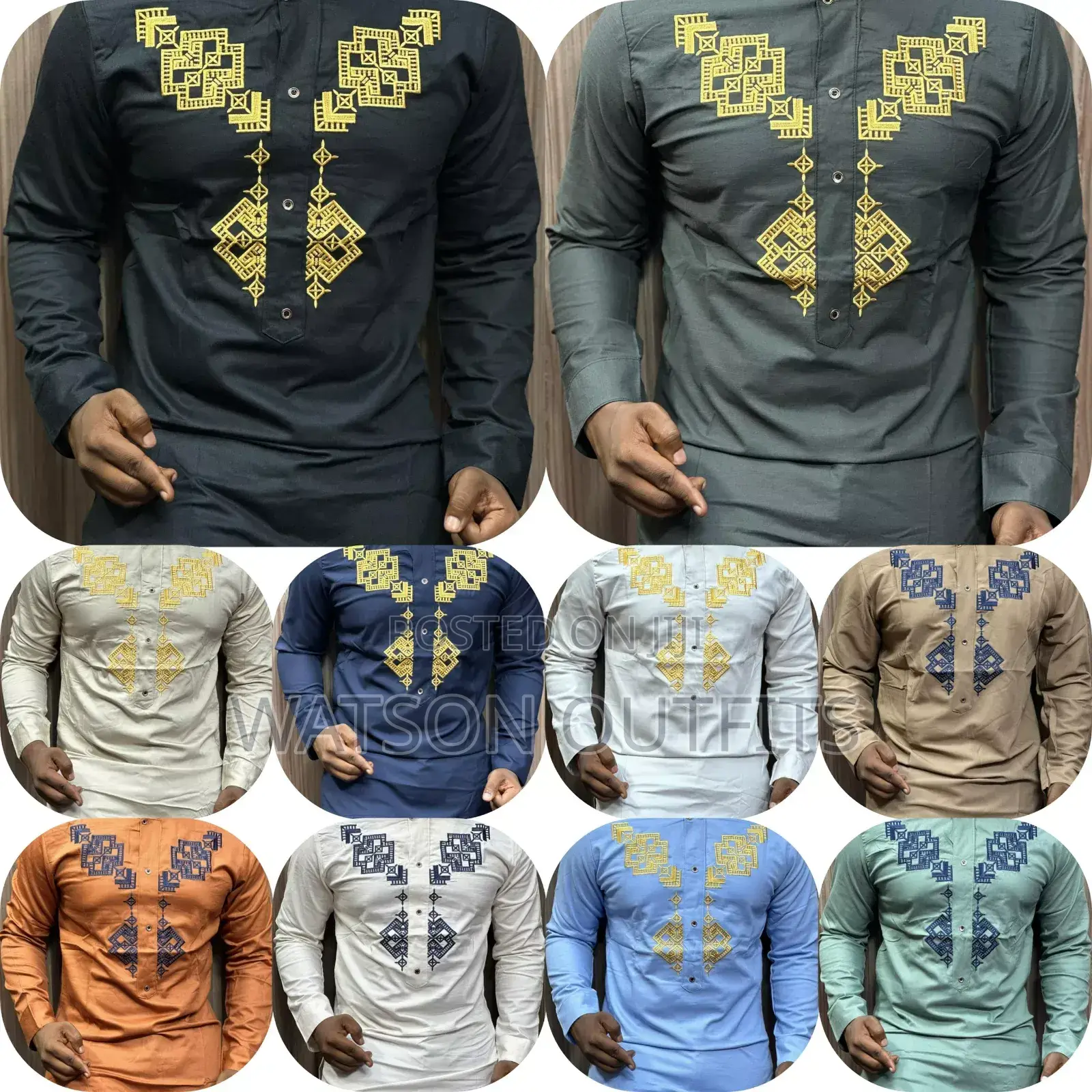 New Men Shirts Original/Shati Jipya Kali