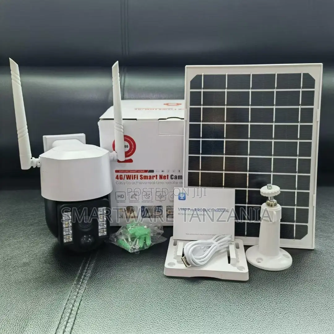 PTZ V380 4G PTZ Solar Camera Sim Card Enabled