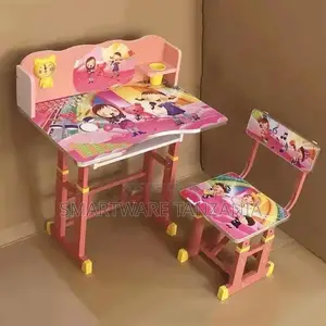 Kids Study Table And Chair Children Desk Set