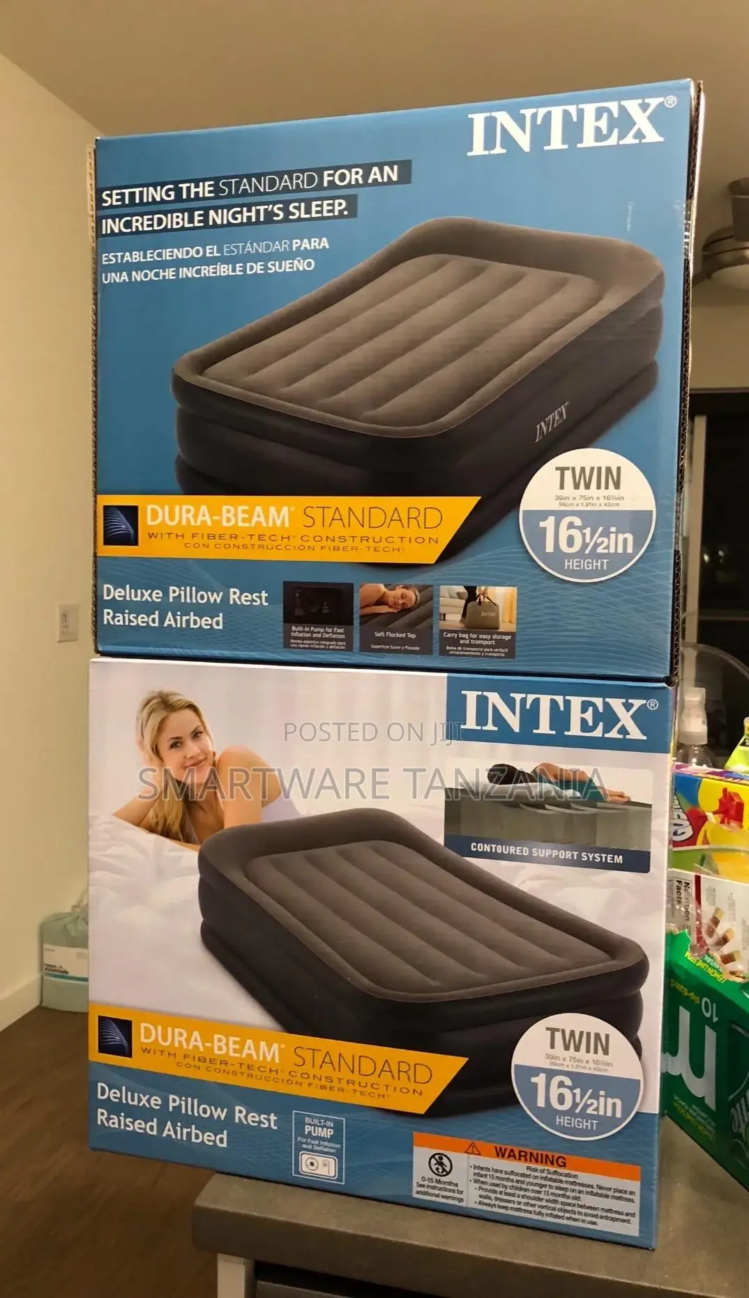 Air Mattress Inflatable Bed For Home, Travel Camping Bed