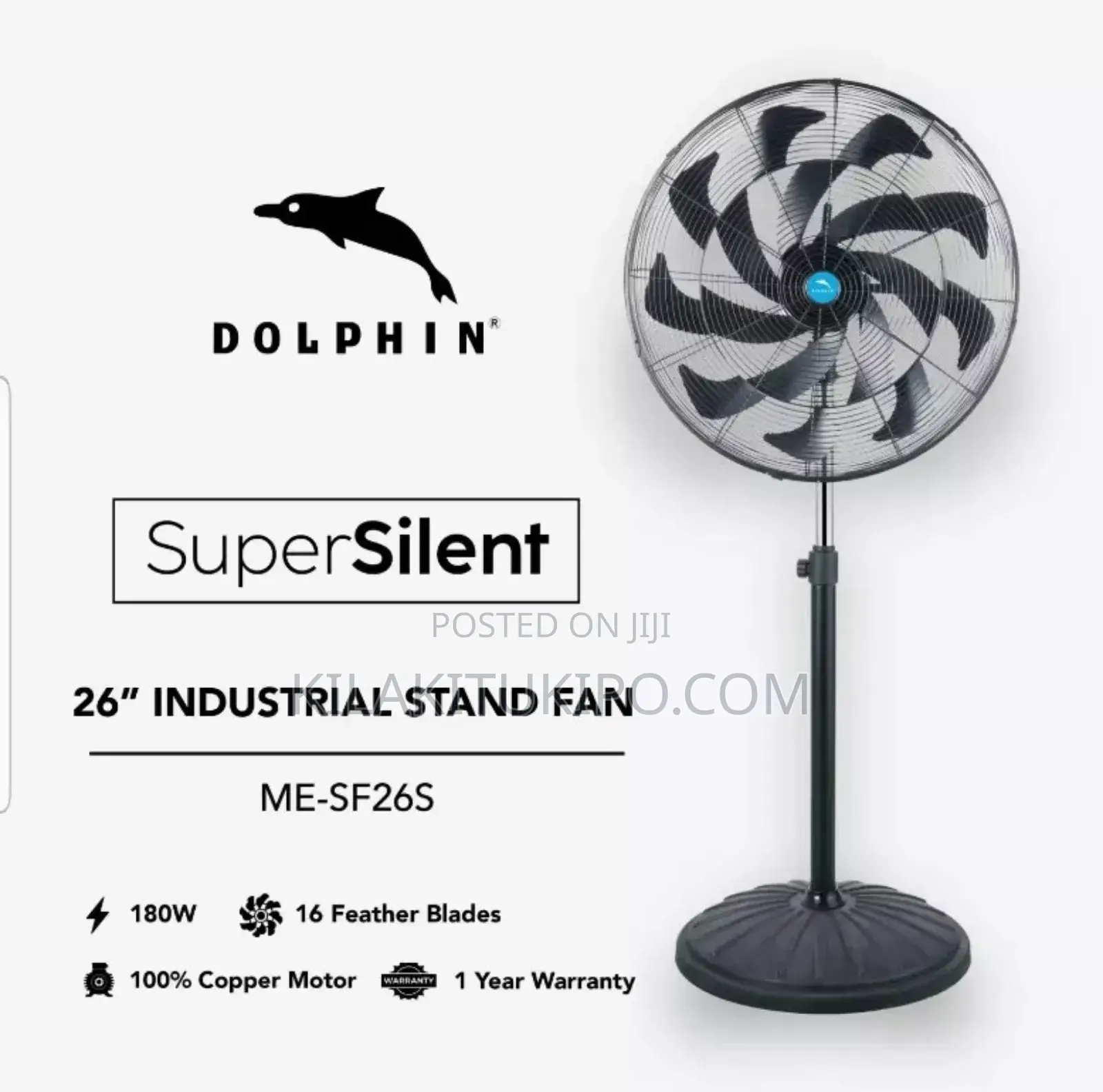 Super Silent Industrial Stand Fan 26*
