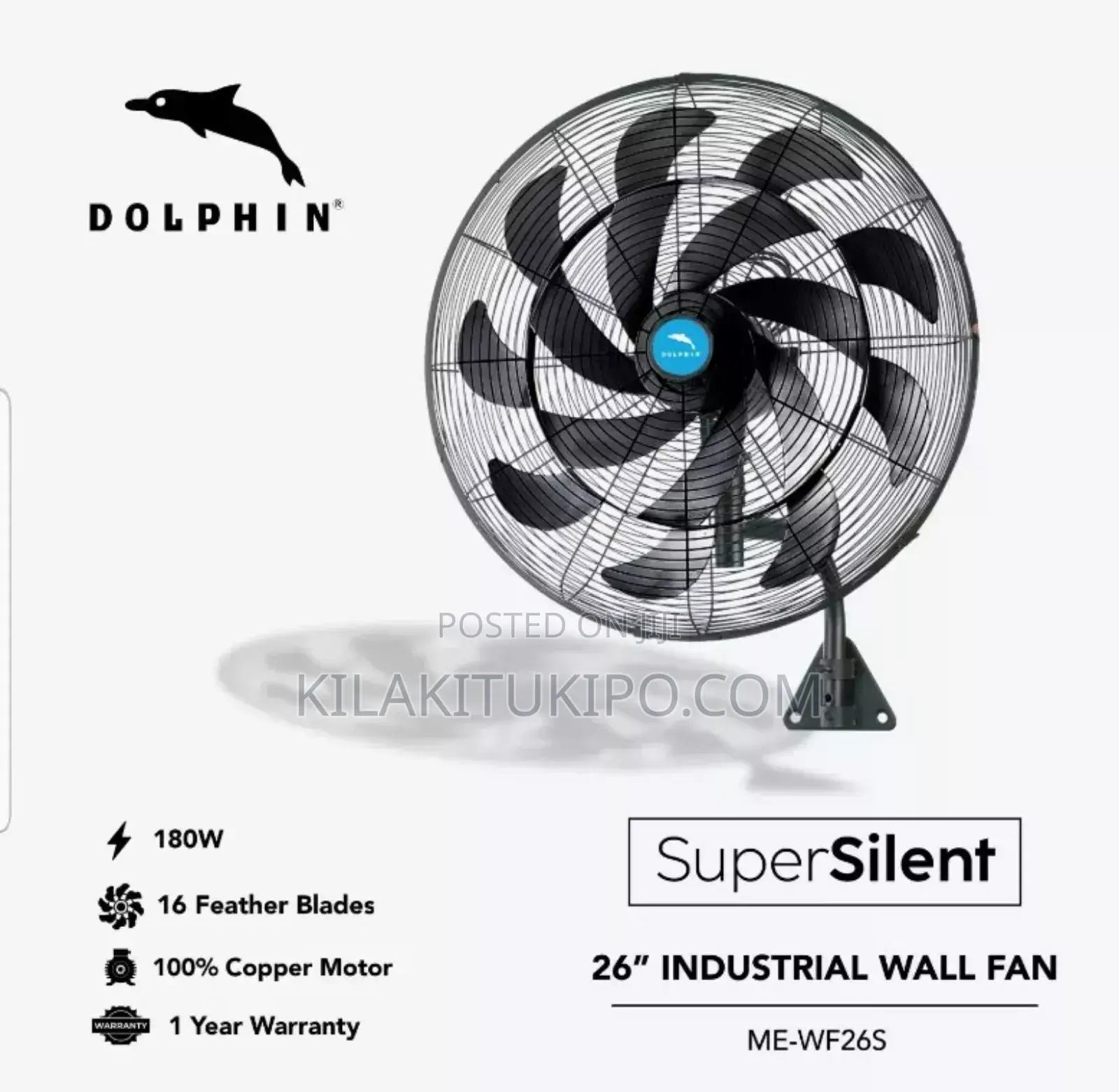 Industrial Wall Fan Supersilent 26