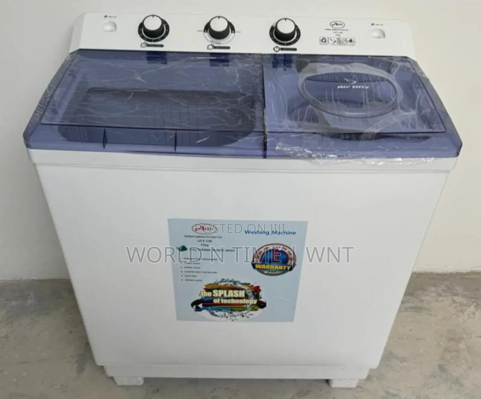 Aero Semi Automatic Twin Tub Washing Machine 12kg (Att-120)