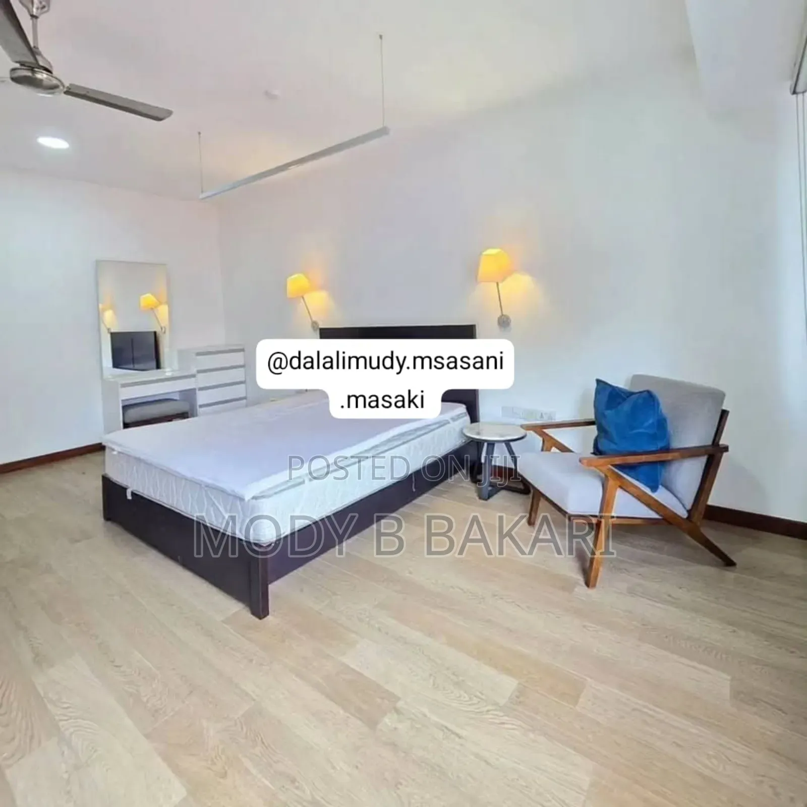 Furnished 1bdrm Apartment in Masaki for rent