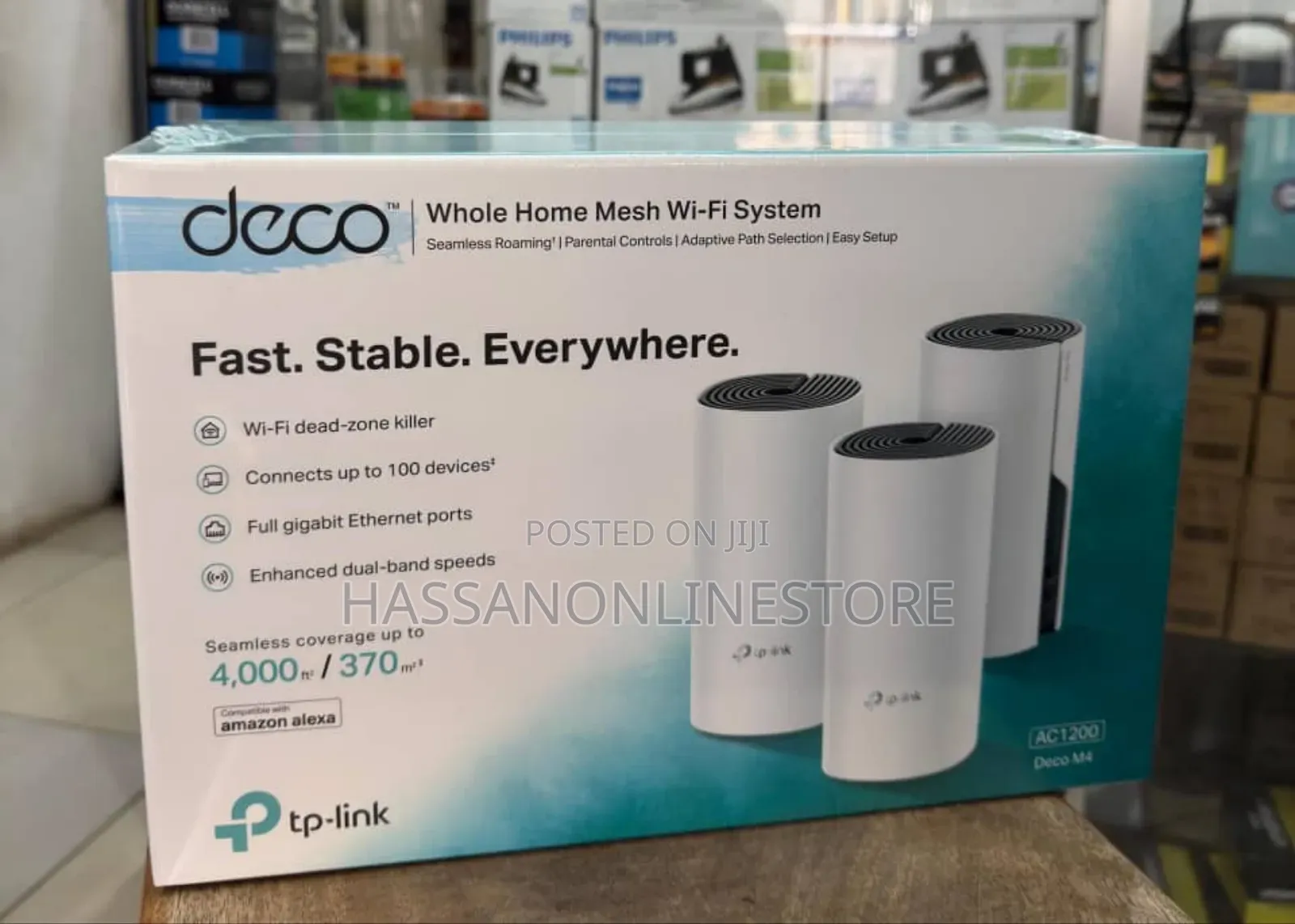 Tp-Link Deco M4 Ac1200 Whole-Home Mesh Wi-Fi System (3-Pack)