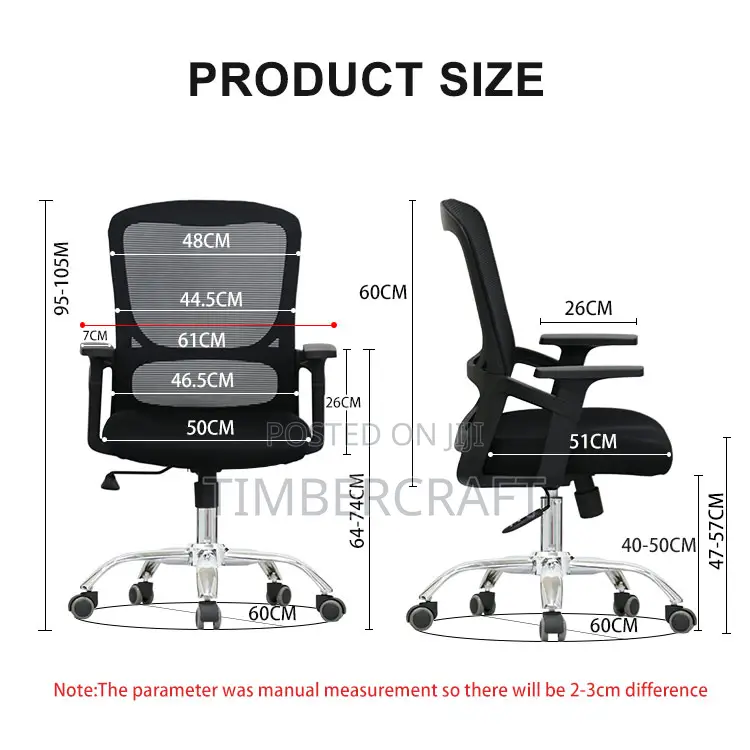 D83B Mid Back Office Chair
