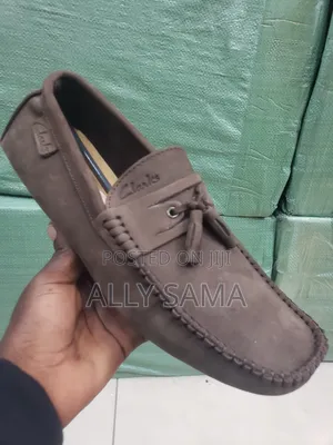Men's Loafers Clark's Coffee Material Leather