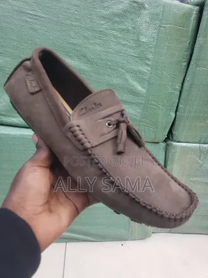Men's Loafers Clark's Coffee Material Leather