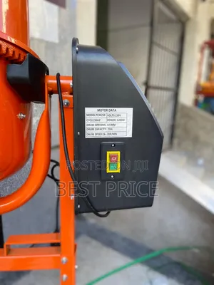 Electrical Concrete Mixer 250L Capacity 1200W