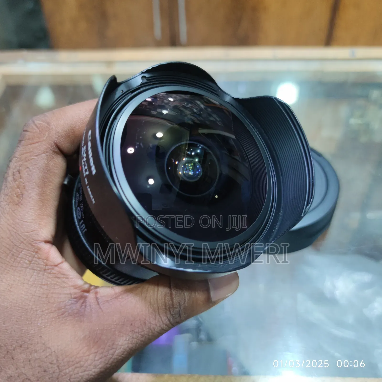 Canon EF 8-15mm F/4l Fisheye USM Lens