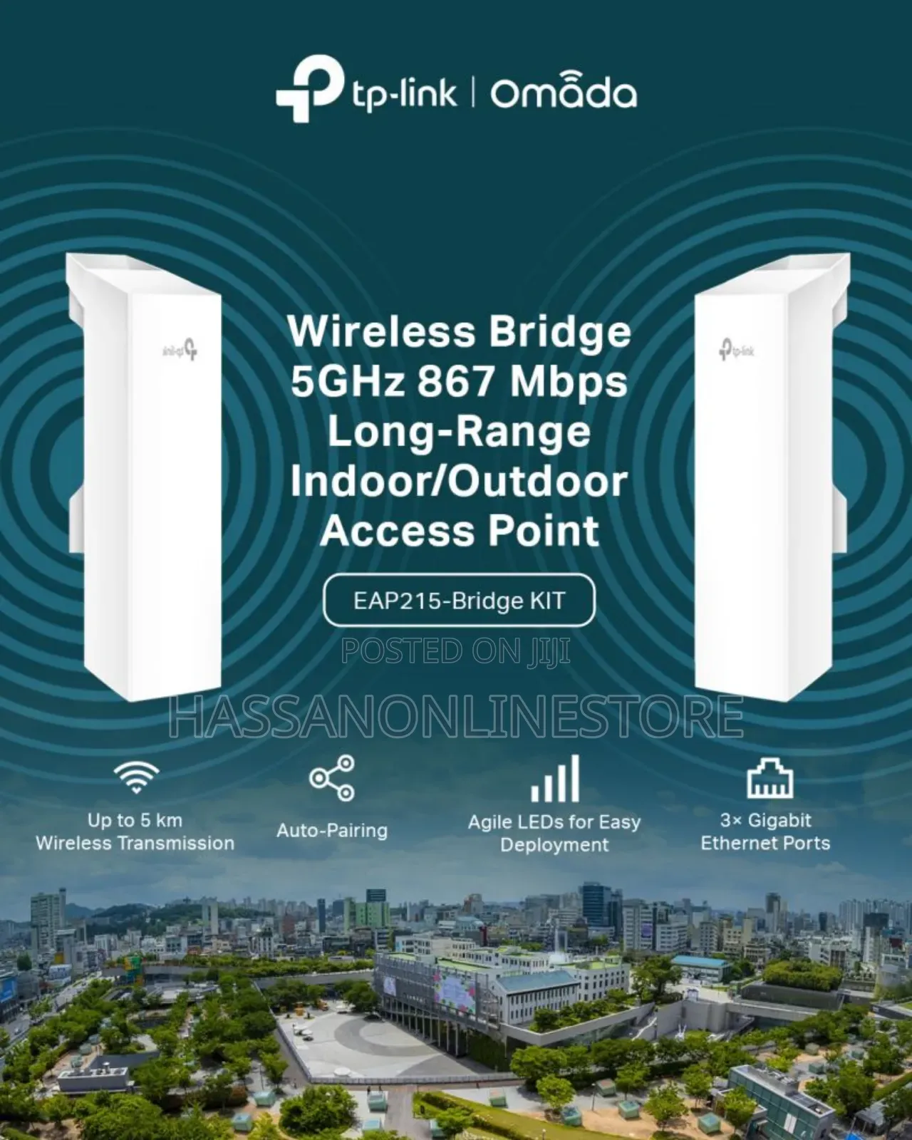 Tp-Link Eap215-Bridge Kit Wireless Bridge Access Point