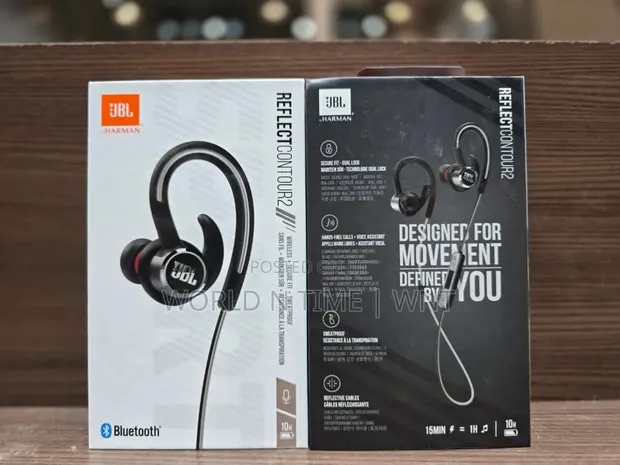 JBL REFLECT CONTOUR Secure Fit Wireless Sport Headphones in