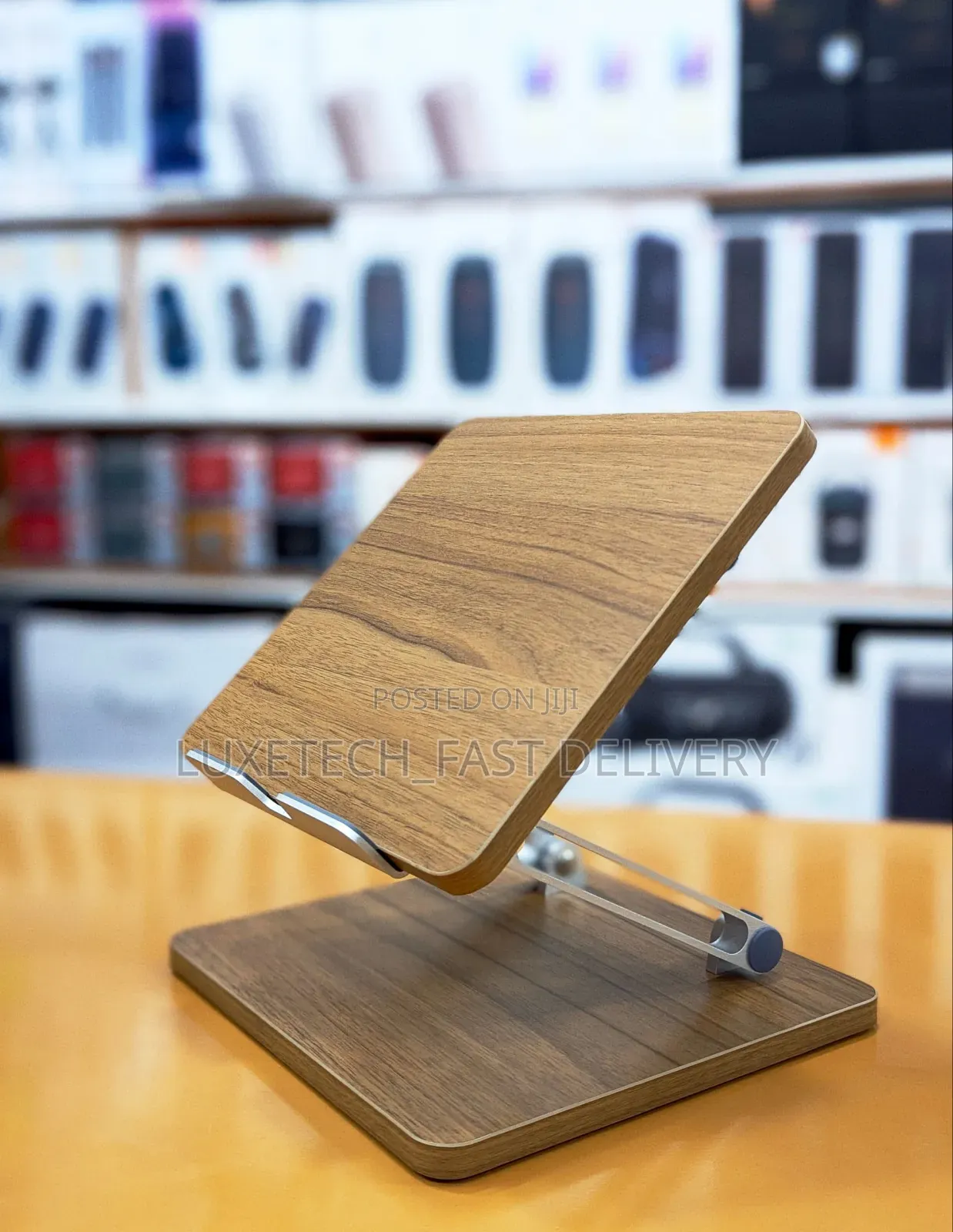 Laptop and Tablet Stand Wooden
