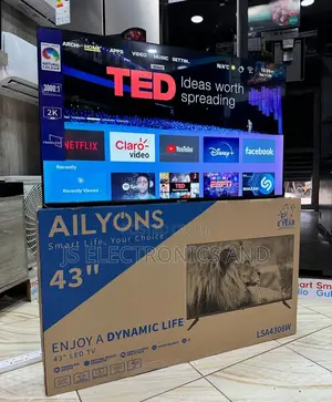 Ailyons 43 Nchi Smart Tv New Model Original Good Quality