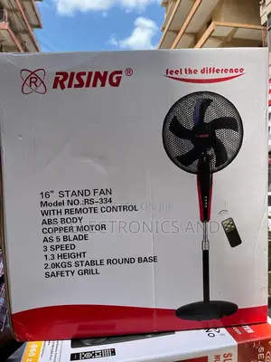 Rising Fan Size 16 Inatumia Remote Ni Ya Kisasa Ni Imara