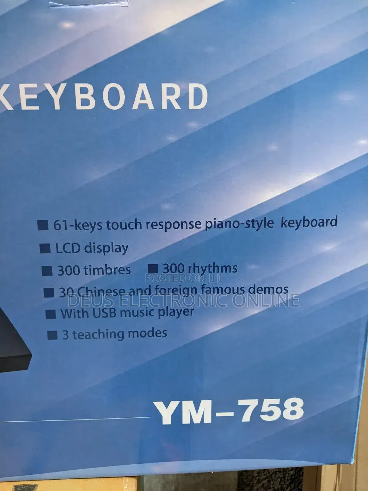 Electric Keyboard Yongmei 758
