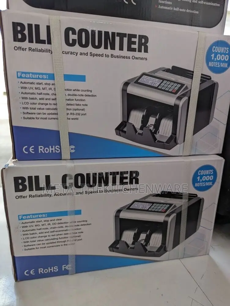 Bill Counter Detect Fake Note