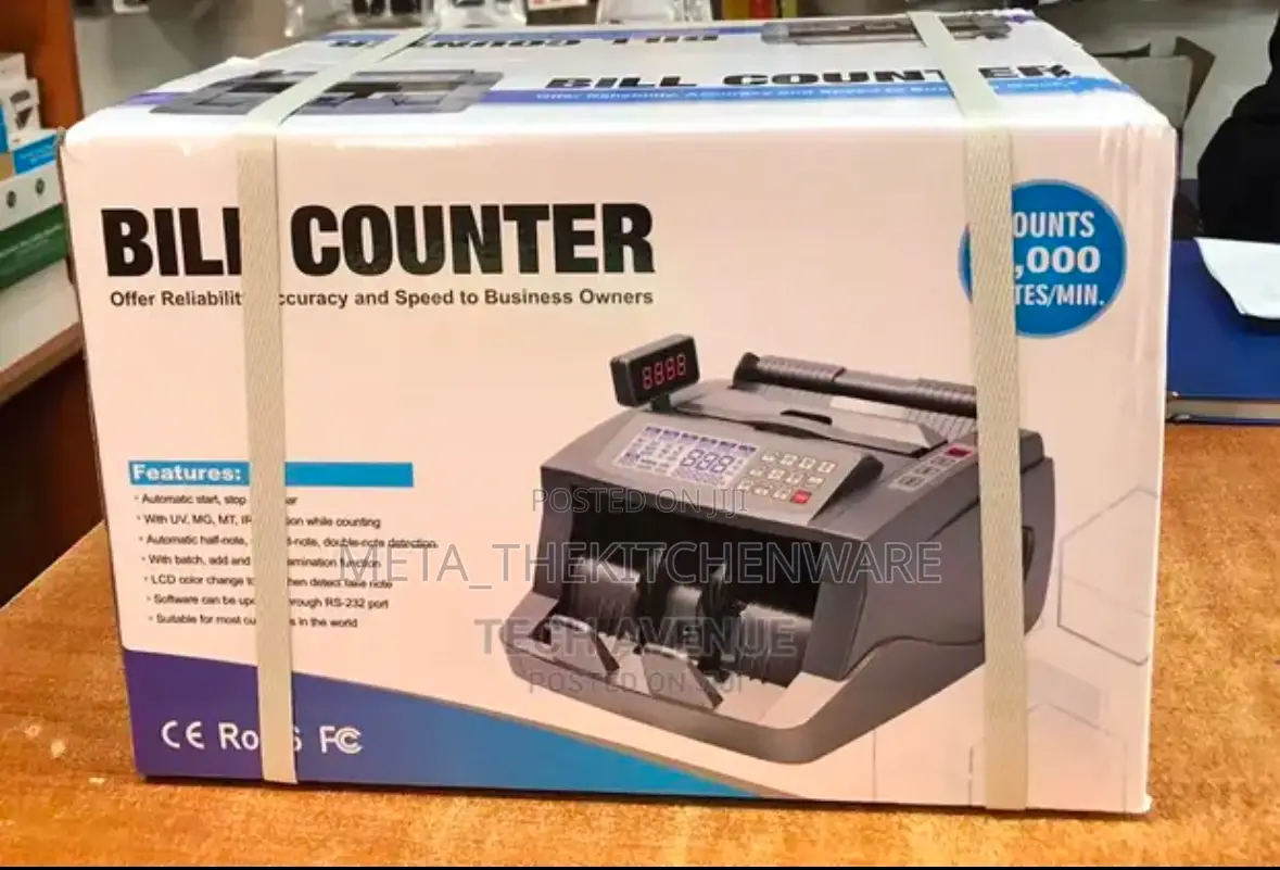 Bill Counter Detect Fake Note