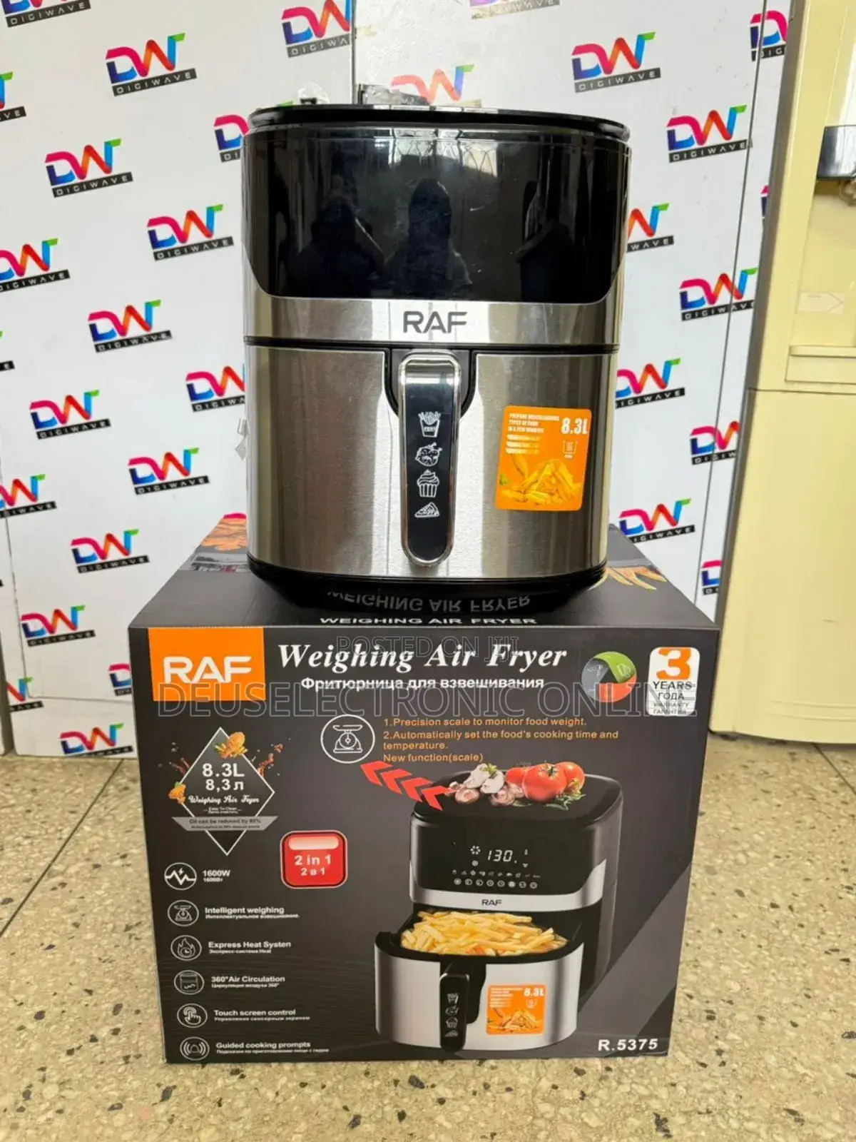 Weight Air Fryer 8.3L