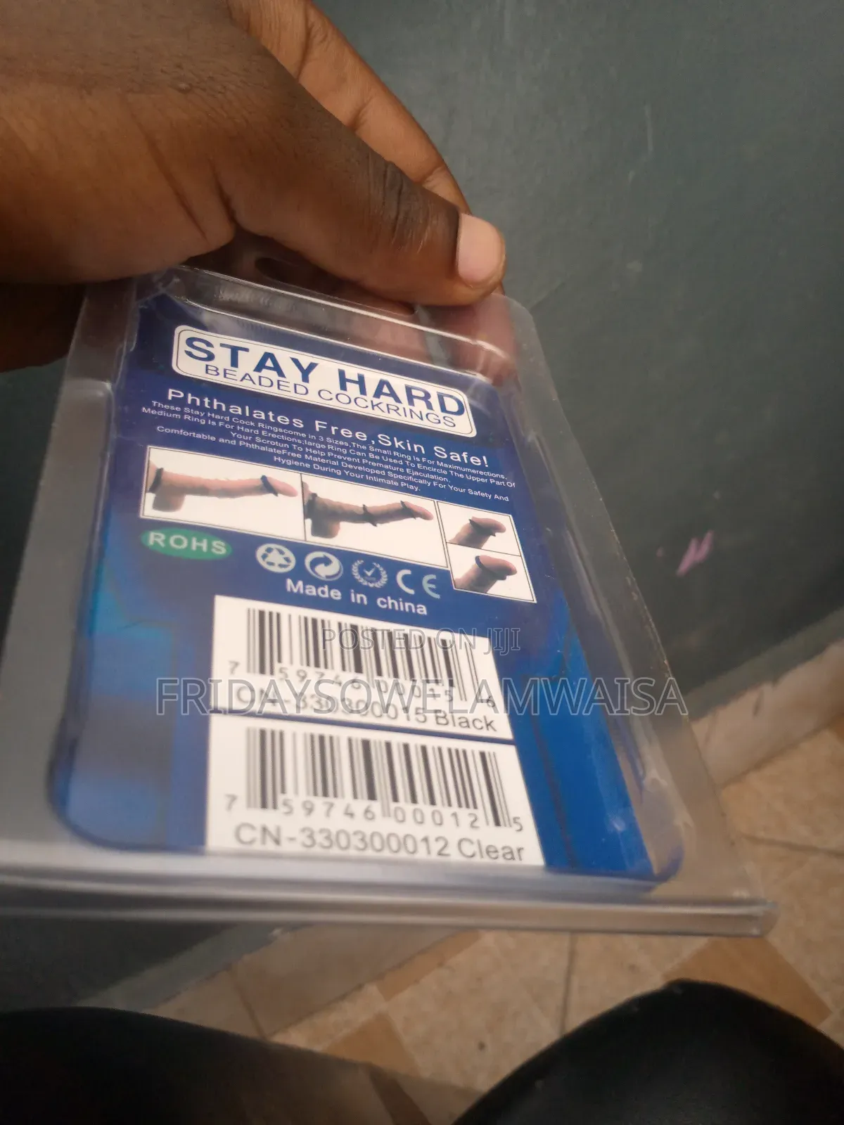 Stay Hard Beaded Cockrings