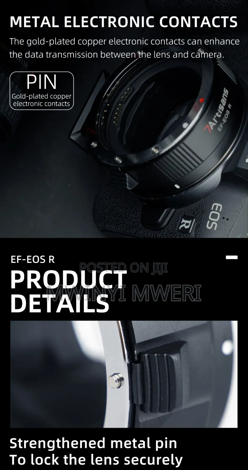 7artisans Autofocus Adapter. EF/EF-S Lens to Rf-Mount Camera