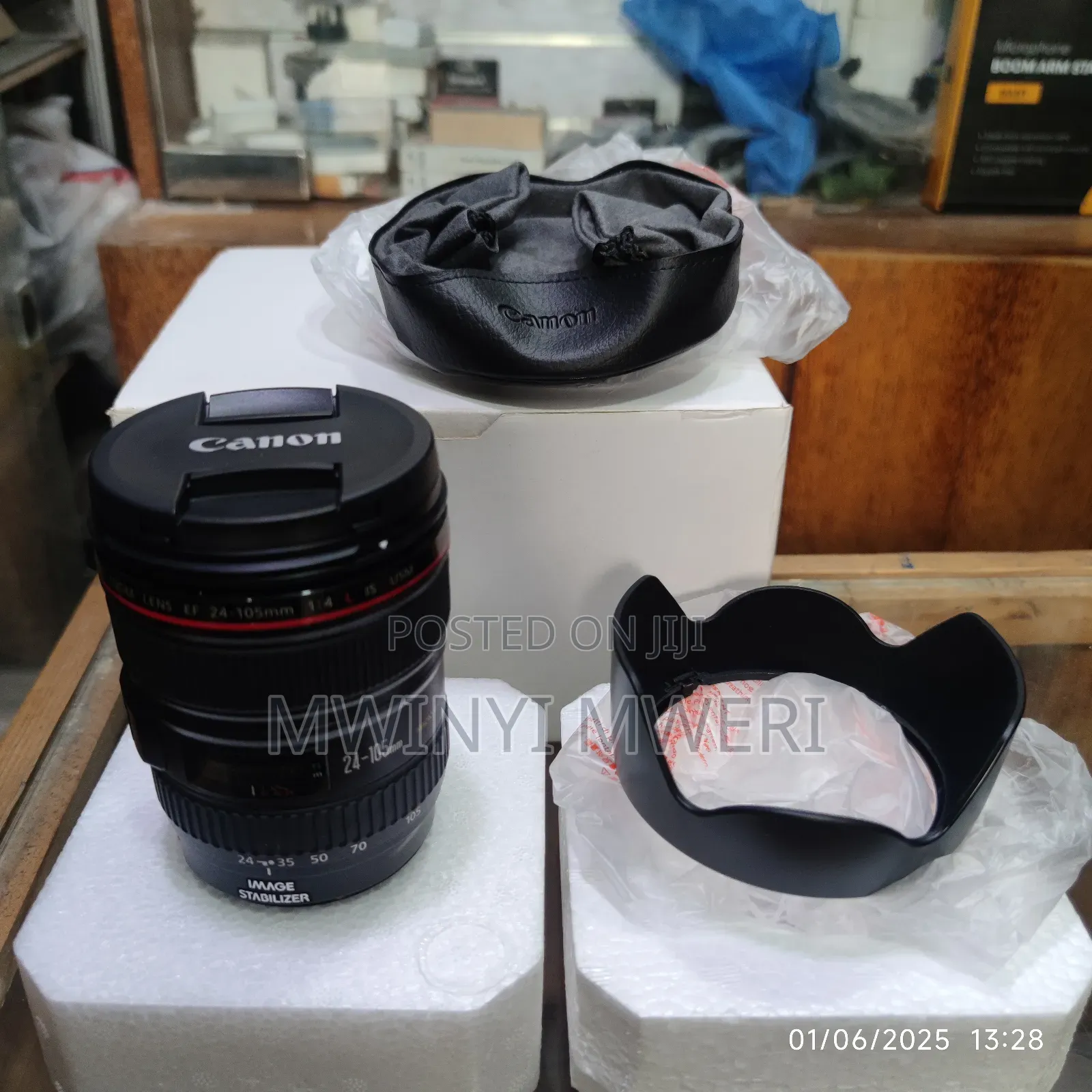 Canon EF 24-105mm F/4l IS USM Lens (Original White Box)