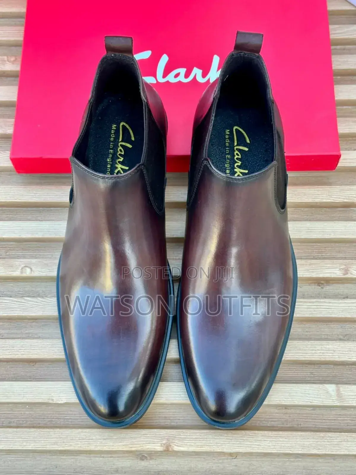 Pure Leather Boots/Clarks Travolta New Original