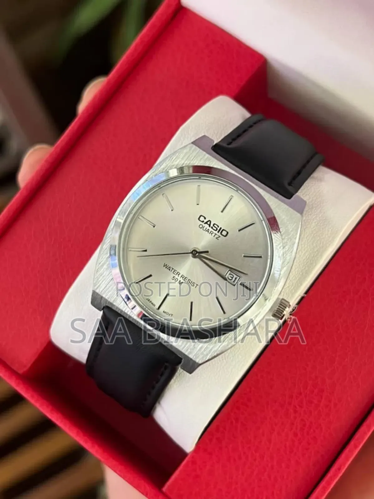 Casio Collection Unisex Watch Silver and Black