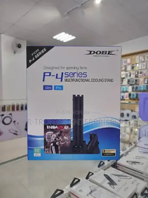 PS4 Slim Pro Multi-Functional Charging Cooling Stand