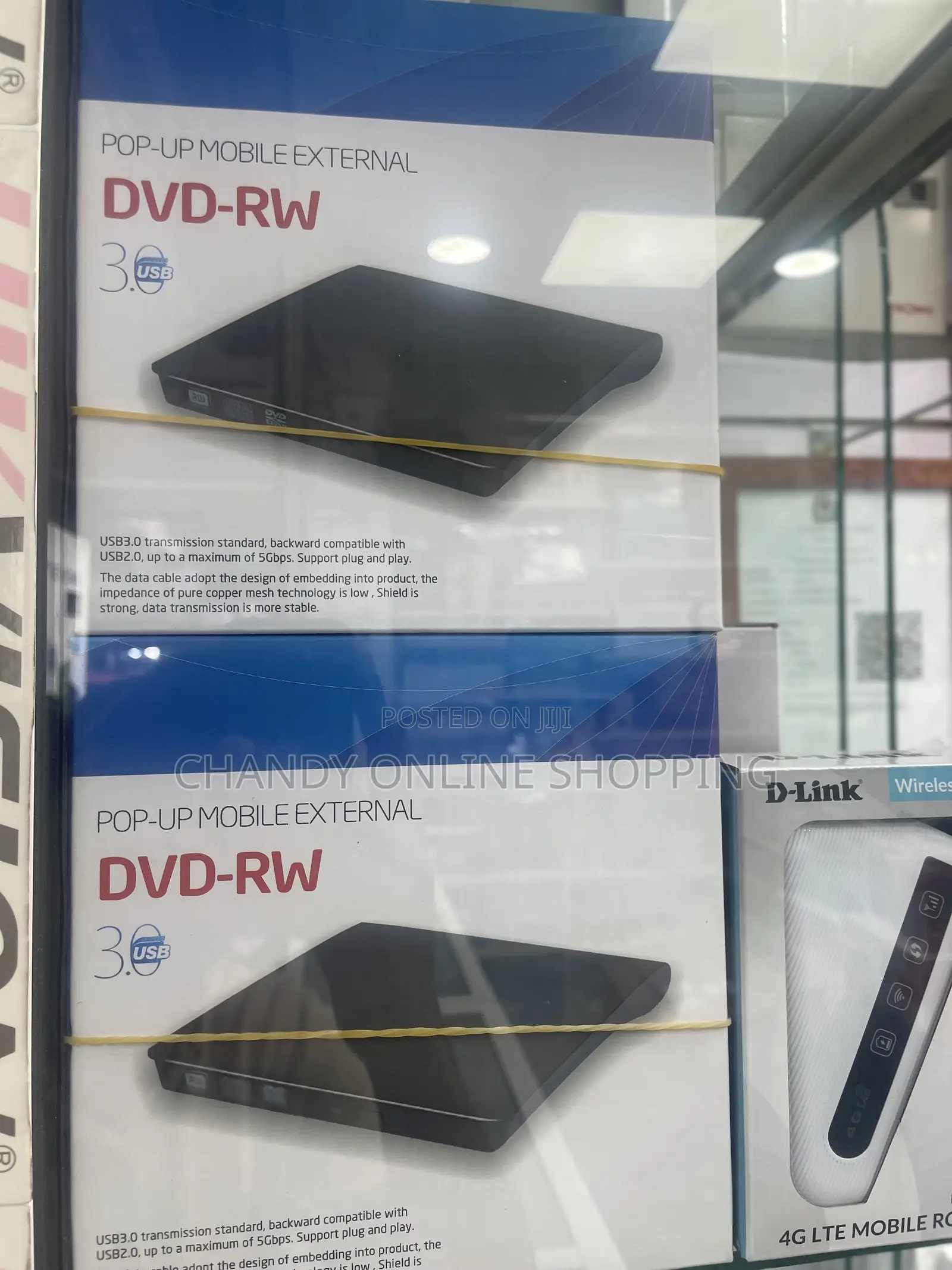 Pop-Up Mobile External DVD-Rw With 3.0 USB