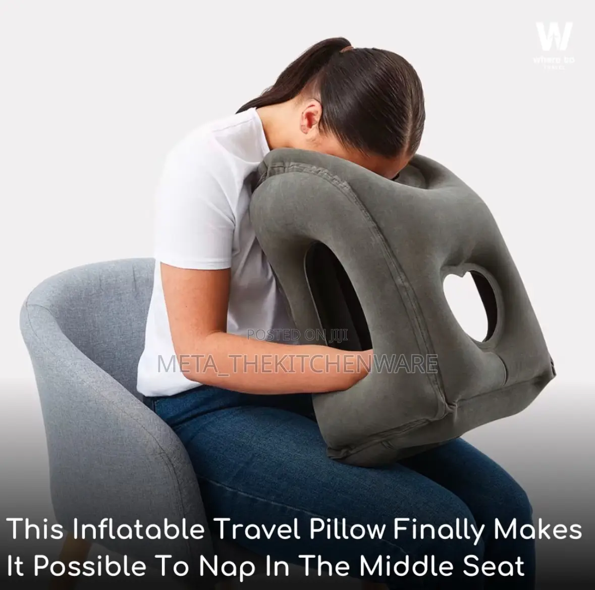Inflatable Travel Pillow