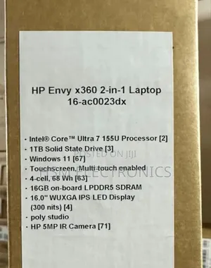 New Laptop HP 16GB Intel Core I7 SSD 1T
