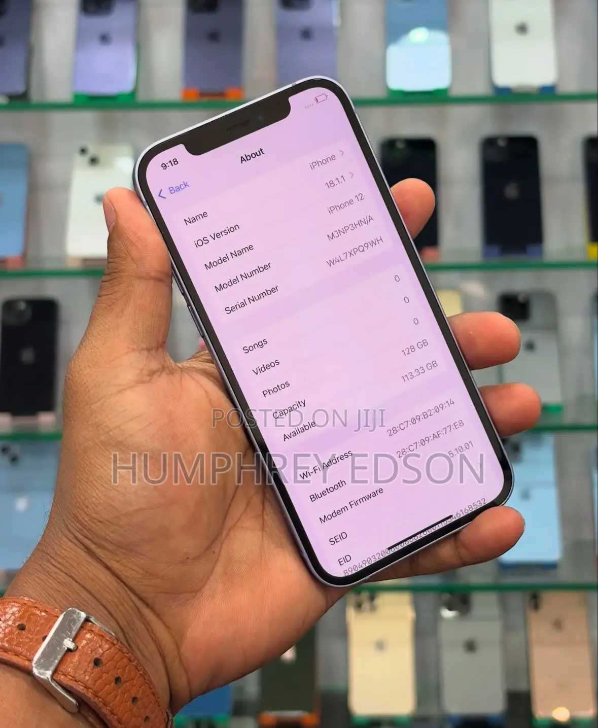 New Apple iPhone 12 128 GB Purple