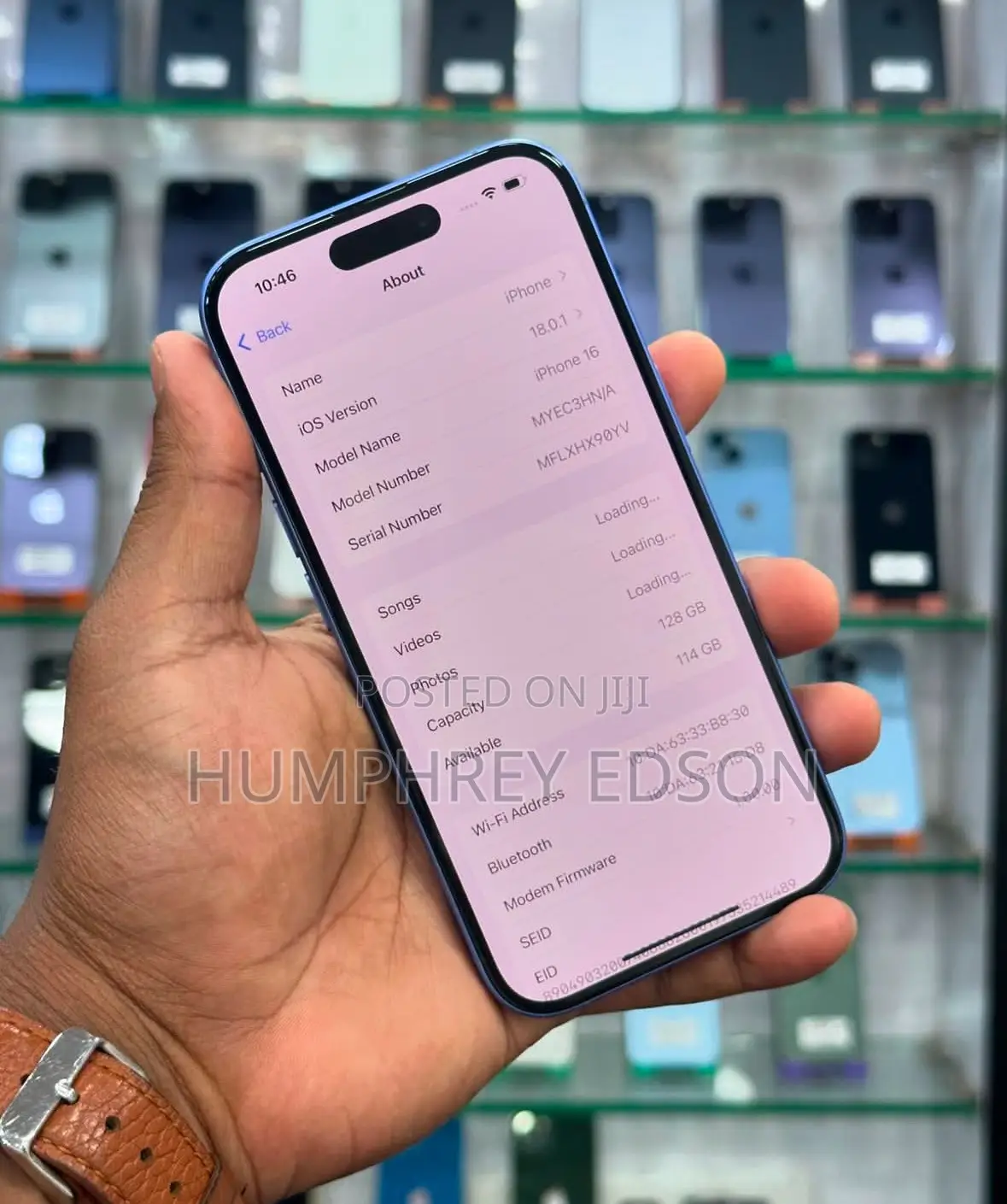 New Apple iPhone 16 128 GB Blue