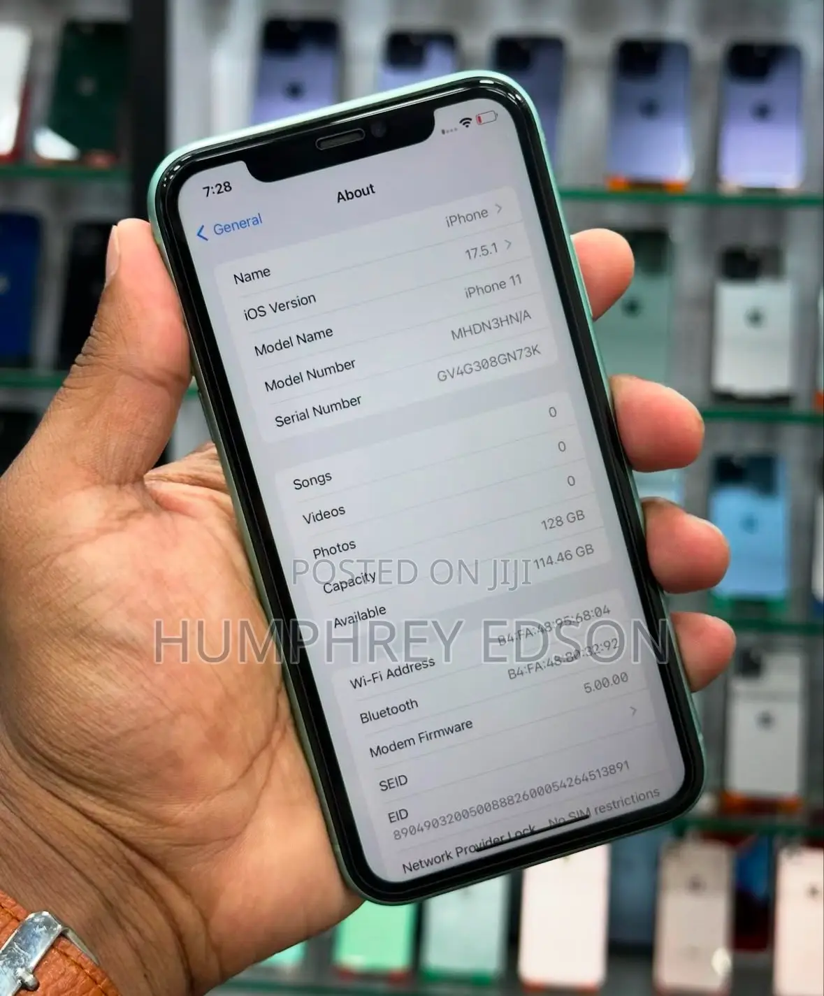 New Apple iPhone 11 128 GB Green