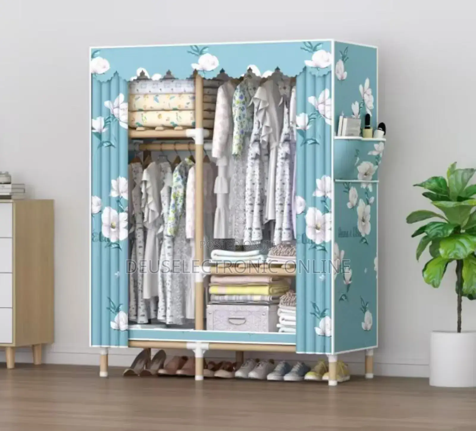 Wardrobe 2 Door Wood 