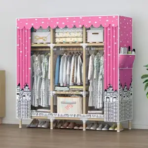 Wood Wardrobe 3door 
